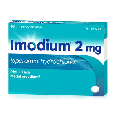 IMODIUM 2 mg ripulin hoitoon tabletti -eri kokoja