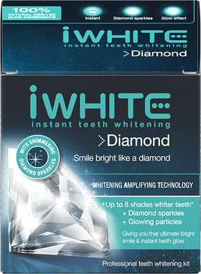 iWhite Diamond kit rasia 6 kpl -hampaiden valkaisuun