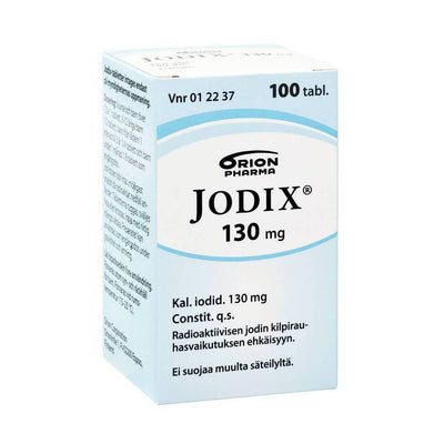 JODIX 130 mg tabletti -eri kokoja