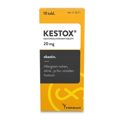 KESTOX 20 mg 10 / 30 tabl.