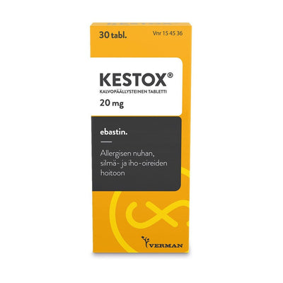 KESTOX 20 mg 10 / 30 tabl.