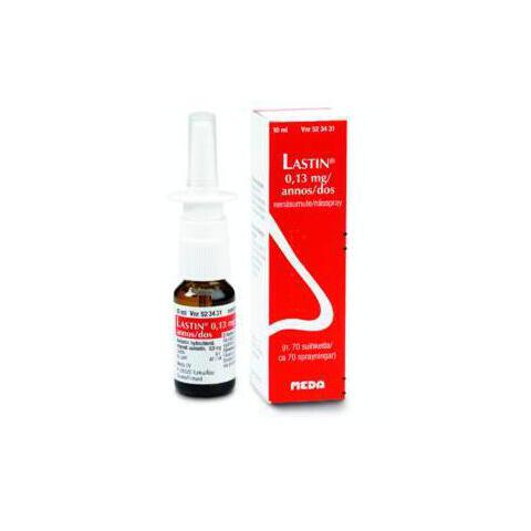 Lastin 0,13 mg/annos nenäsumute 10 ml