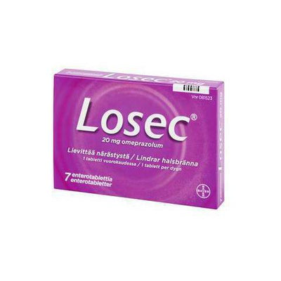 LOSEC 20 mg 7 / 14 tabl
