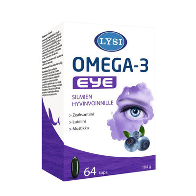 Lysi Omega-3 Eye 64 kaps