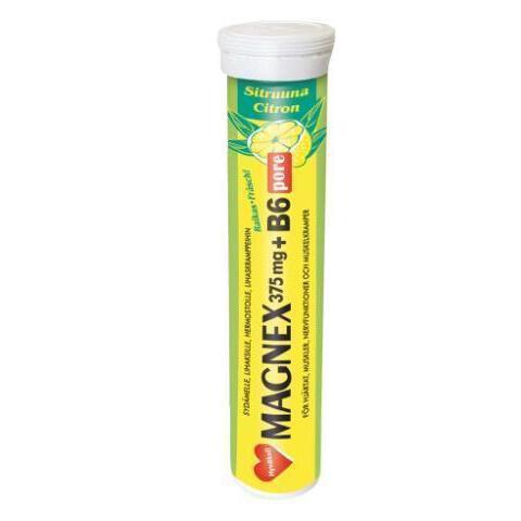 Magnex 375 mg+B6 20 poretabl