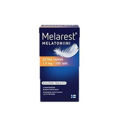 MELAREST MELATONIINI EXTRA VAHVA NIELTÄVÄ 1,9 MG - eri kokoja