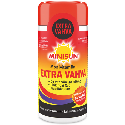 Minisun Monivitamiini Extra Vahva 90 tbl.