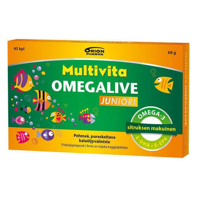 Multivita Omegalive Juniori 45 tabl