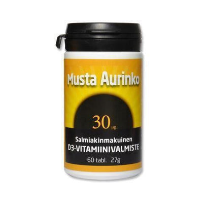 Musta Aurinko D3 30 mikrog 60 tabl