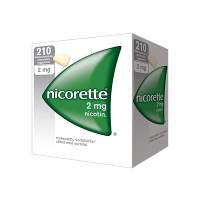 Nicorette 2 mg - eri kokoja