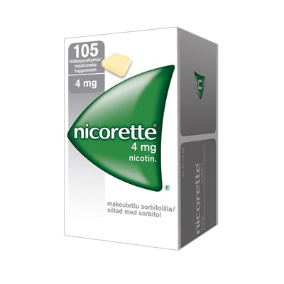 Nicorette 4 mg - eri kokoja