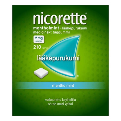 Nicorette Mentholmint 2 mg - eri kokoja