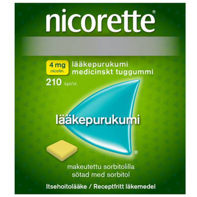 Nicorette 4 mg - eri kokoja