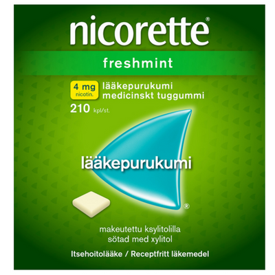 Nicorette Freshmint 4 mg - eri kokoja