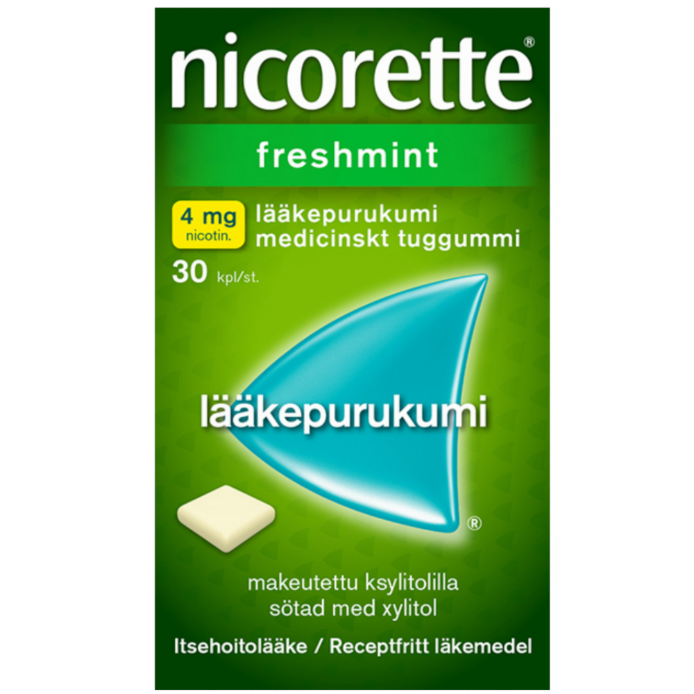 Nicorette Freshmint 4 mg - eri kokoja