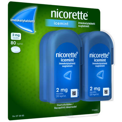 Nicorette Icemint 2 mg - eri kokoja