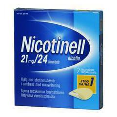 NICOTINELL 21 mg/24 h - eri kokoja