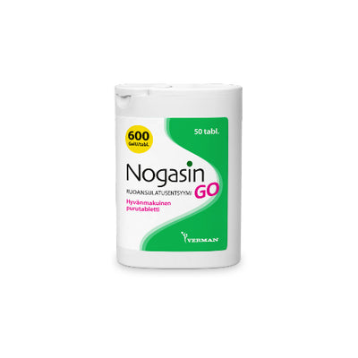 NOGASIN GO 600 GaIU 25/50 PURUTABL.