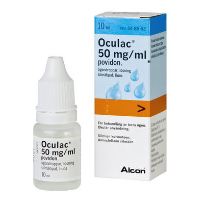 OCULAC 50 mg/ml silmätipat kuivien silmien hoitoon -eri kokoja