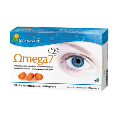 Omega7 Eye 90 kapselia silmien hyvinvointiin