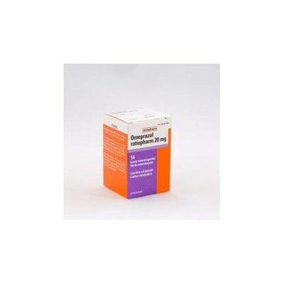OMEPRAZOL RATIOPHARM  20 mg 14 kapselia