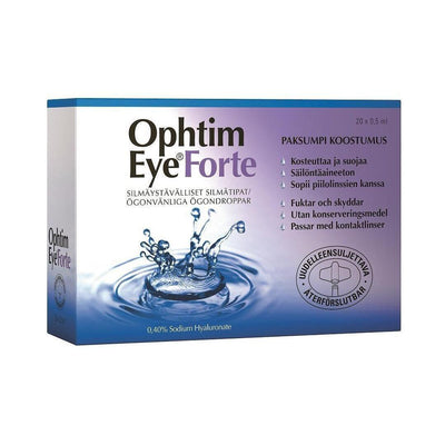 OPHTIM EYE FORTE 0,4% SILMÄTIPAT PIPETIT 20x0,5 ml