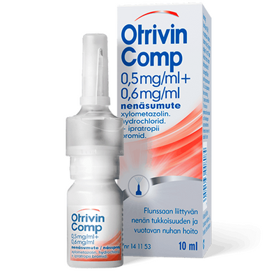 Otrivin Comp 0,5/0,6 mg/ml -kaksitehoinen nenäsumute 10 ml