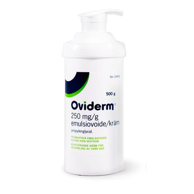 OVIDERM  250 mg/g pehmentävä emulsiovoide -eri kokoja