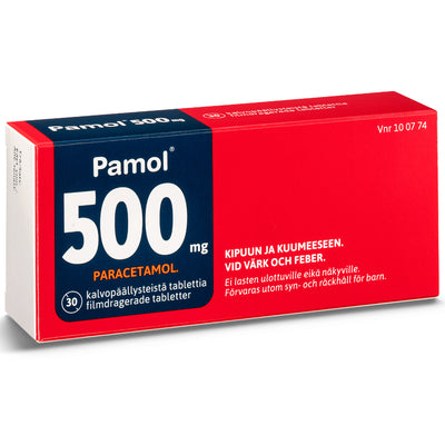 Pamol 500 mg -tabletti - eri kokoja