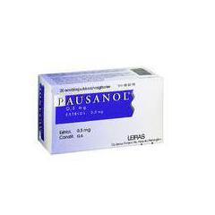 PAUSANOL 0,5 mg -emätinpuikot 20 kpl
