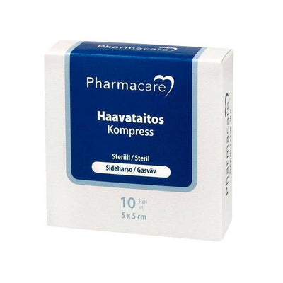 Pharmacare Haavataitos sideharsoa 5x5cm 10 kpl