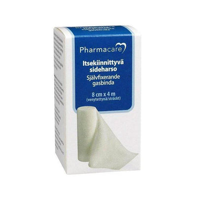 Pharmacare Itsekiinnittyvä sideharso 8cmx4m