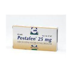 POSTAFEN  25 mg -matkapahoinvointilääke 10 tablettia