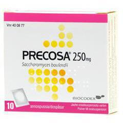 PRECOSA 250 mg jauhe liuosta varten annospussi, eri pakkauskokoja