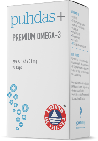 Puhdas+ Premium Omega-3 90 kaps.
