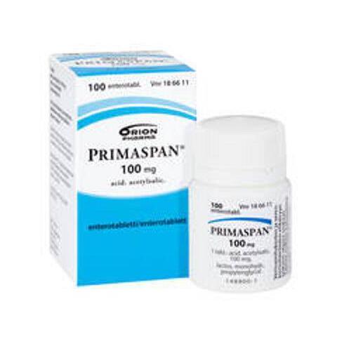 PRIMASPAN 100 mg -enterotabletit 100 kpl – Apteekkiplus.fi