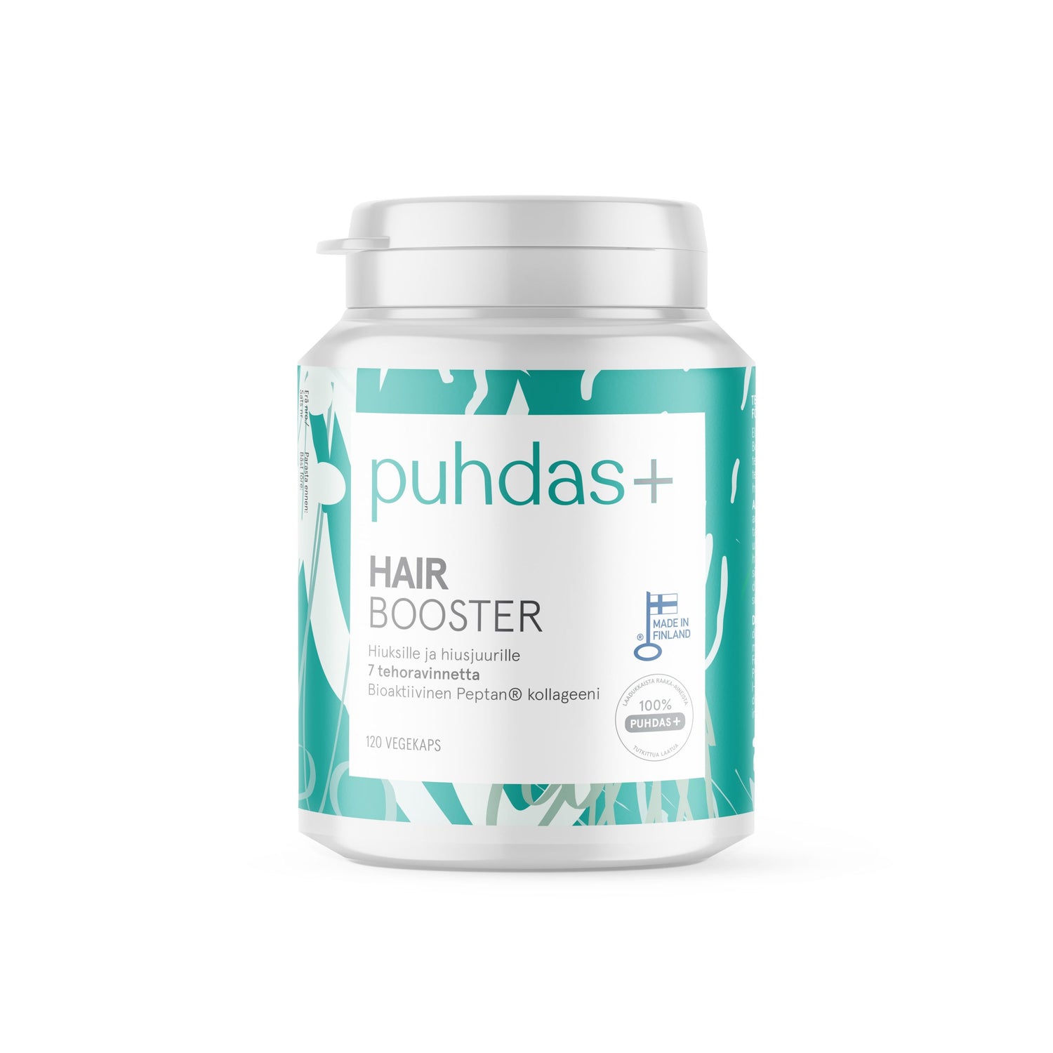 Puhdas+ Hairbooster hiusravinne 120 kaps