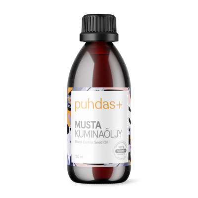 Puhdas+ Mustakuminaöljy 150 ml