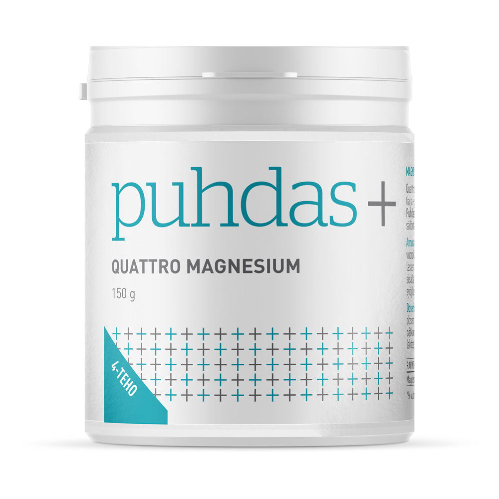 Puhdas+ Quattro magnesium jauhe 150 g