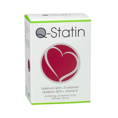 Q Statin Q10 + E-vitamiini 60 kapselia