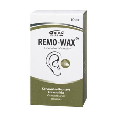 REMO-WAX EAR SPRAY korvasuihke vahatulpan ennaltaehkäisyyn ja hoitoon 10 ml
