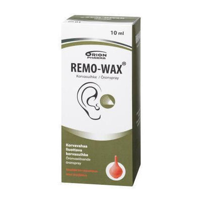REMO-WAX EAR SPRAY + PUMP -korvasuihke ja pumppu 10 ml