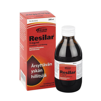 RESILAR 3 mg/ml lääke yskänärsytyksen hoitoon - eri kokoja
