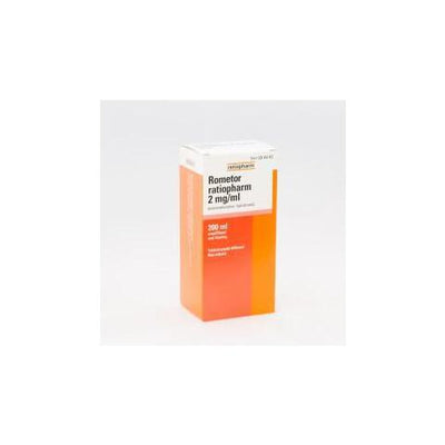 ROMETOR RATIOPHARM  2 mg/ml yskänärsytystä hillitsevä lääke - eri kokoja