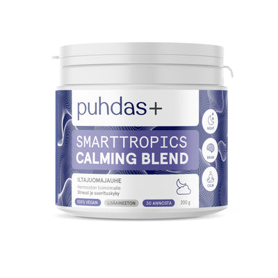 Puhdas+ Smarttropics Calming Blend 200 g - Iltajuomajauhe