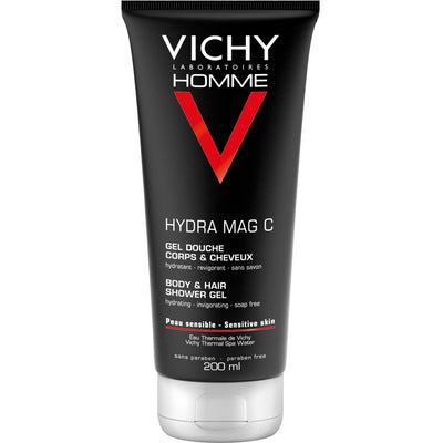Vichy Homme Hydra Mag-C Invigorating Hydrating Suihkugeeli
