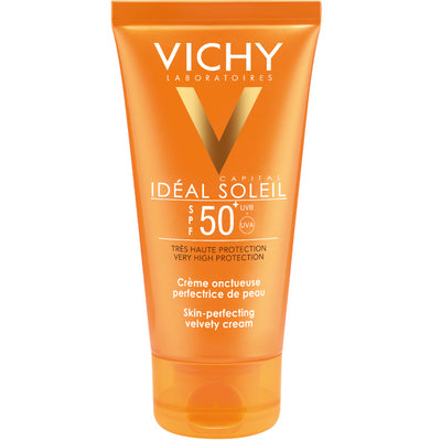 Vichy Ideal Soleil Velvety Cream -aurinkosuoja kasvot SPF50+