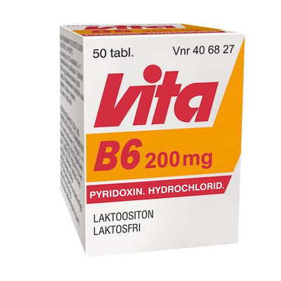VITA-B6 200 mg 50 tablettia